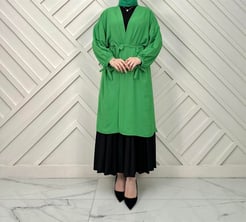 201975 m15 Ayrobin kumaş kimono benetton-yeşili