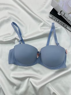 Ç124 STRAPLEZ MODEL DOLGULU SÜTYEN - BEBE MAVİ