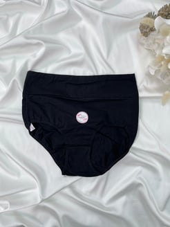 Ç262 - YÜKSEKBEL TOPARLAYICI PAMUK BIKINI - SIYAH