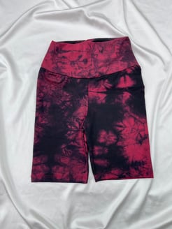 Ç3589 - OYSHO DALGIÇ KUMAŞ BATIK ŞORT - BORDO 