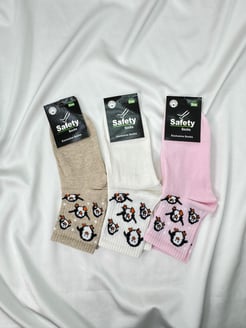 Ç99 - UNISEX  3 LÜ PENGUEN ÇORAP 