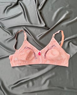 Ç7983 Liza Jarse Dantelli Kadın Toparlayıcı Sütyen - pembe 