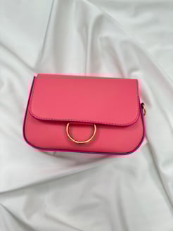 91235 halka detaylı luna çanta - pembe