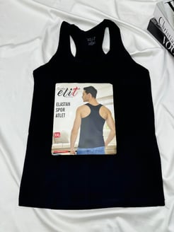 Ç1304 - ELİT ERKEK ELESTAN SPOR ATLET - SİYAH 