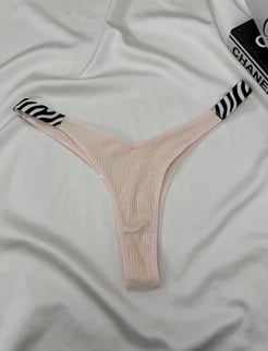 Ç29924 - FİTİLLİ YANLARI ZEBRA TANGA - SOMON     