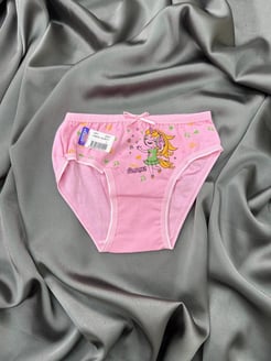 Ç1083-P60 SEDEF YILDIZ LİKRALI KIZ ÇOÇUK İÇ ÇAMAŞIRI pudra pembe 