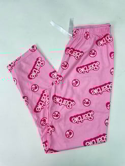 Ç62-R36-R40  Süet Kumaş Pijama Altı barbie açık pembe