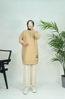 96121 M80+BURGU KUMAŞ LOGOLU TUNİK TAŞ