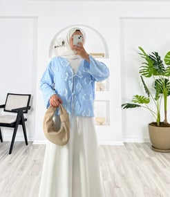 7462-jakar kesme kumaş-önden bağlamalı kimono-bebe mavisi