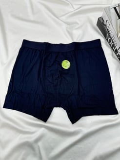 Ç1284 - NEFES ALAN DOKULU BAMBU BOXER - LACİVERT 