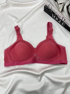 Ç4560 - DESTEKSİZ DANTEL DETAYLI SÜTYEN -  PEMBE   