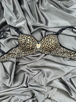 KÜÇÜK LEOPAR DESENLİ TEKTAŞ SÜTYEN