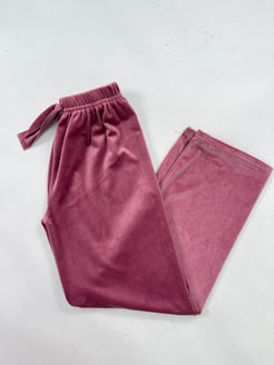 ç8911-O51-O55 fransiz lycra kadife eşofman altı pembe 