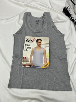 Ç1201 - ELİT ELESTAN ERKEK ATLET - GRİ