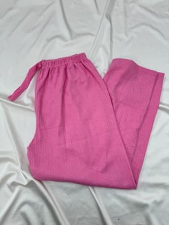 Ç8551 - BÜYÜK BEDEN PİJAMA ALTI - PEMBE 