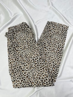 Ç9068 - MİLAN KUMAŞ LEOPARLI PİJAMA ALTI    