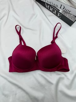 Ç1220 - DOLGULU DÜZ RENK SÜTYEN  BORDO   