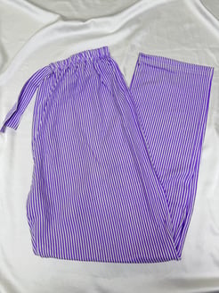 Ç565 - çizgili pijama altı - mor 