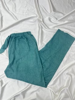 Ç2219 - FİTİLLİ PIJAMA  ALTI - YEŞİL 