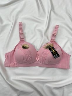 Ç3246- ÖNÜ DANTEL DETAYLI SÜTYEN -PEMBE 