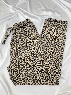 Ç9068 - MİLAN KUMAŞ LEOPARLI  PİJAMA  ALTI 