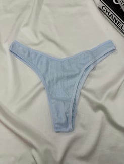 Ç29923 - FİTİLLİ TANGA - MAVİ 