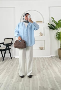 3649-çilek kumaş-önü düğmeli kimono-bebe mavisi