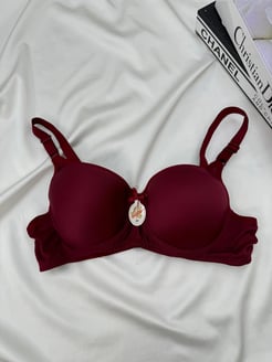 BORDO DÜZ RENK TEKTAŞ SÜTYEN