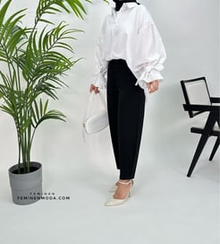 8945-sukuba krep kumaş pantolon-siyah