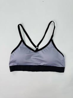 Ç2133- PAMUKLU PEDLİ ÇAPRAZ İPLİ SPORCU BÜSTİYER GRİ 