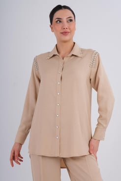 Modaİlgi Casual Shirts Beige