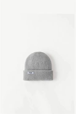 Huge Beanie Small Tag Grey