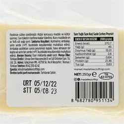 %100 Keçi Sade Çerkes Peyniri (250 gr) Madalı