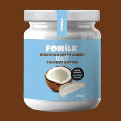 %100 Organik Hindistan Cevizi Ezmesi (200 gr) Fomilk