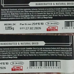 Füme Kuru Et kontrafile Geleneksel (125 gr) Fümeci Smokehouse