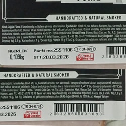 Hindi Göğüs Füme (125 gr) Fümeci Smokehouse