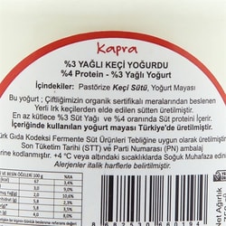Keçi Yoğurdu (750 gr) Kapra