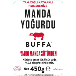 Manda Yoğurt, Tam Yağlı Kaymaklı (450 gr) Buffa