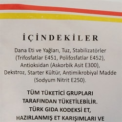 Meşhur Ahmet Kangal Sucuk (350 gr) Ahmet Yanturalı
