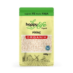 Organik Basmati Pirinç (500 gr) Happy Life