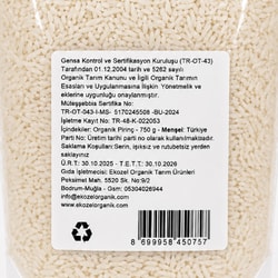 Organik Basmati Pirinç (750 gr) Ekozel