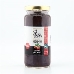 Organik Çilek Reçeli (Şeker ilavesiz,270 gr) Egenin