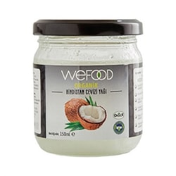 Organik Hindistan Cevizi Yağı-Soğuk Sıkım, weFOOD (150 ml)