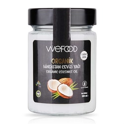 Organik Hindistan Cevizi Yağı- Soğuk Sıkım, weFOOD (300 ml)