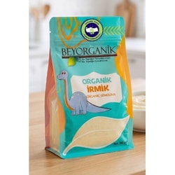 Organik İrmik (200 gr) Beyorganik (Pestisit ve Aflatoksin Analizli)