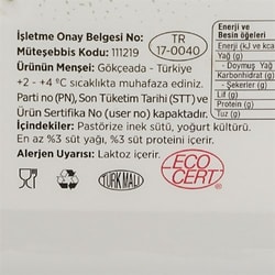 Organik Kaymaklı Tava Yoğurt, Ada (900 gr)