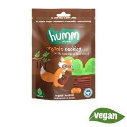 Organik Keçiboynuzlu Fındıklı Kurabiye (55 gr) Humm