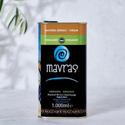 Organik Natürel Birinci Zeytinyağı, Soğuk Sıkım (1 litre) Mavras