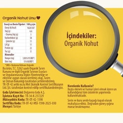 Organik Nohut Unu (350 gr) weFOOD
