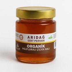 Organik Pervari Yayla Süzme Çiçek Balı (430 gr) Arıdağ